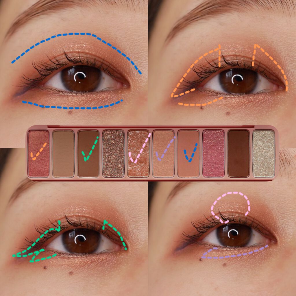 プレイカラー アイシャドウ/ETUDE/アイシャドウパレットを使ったクチコミ(2枚目)