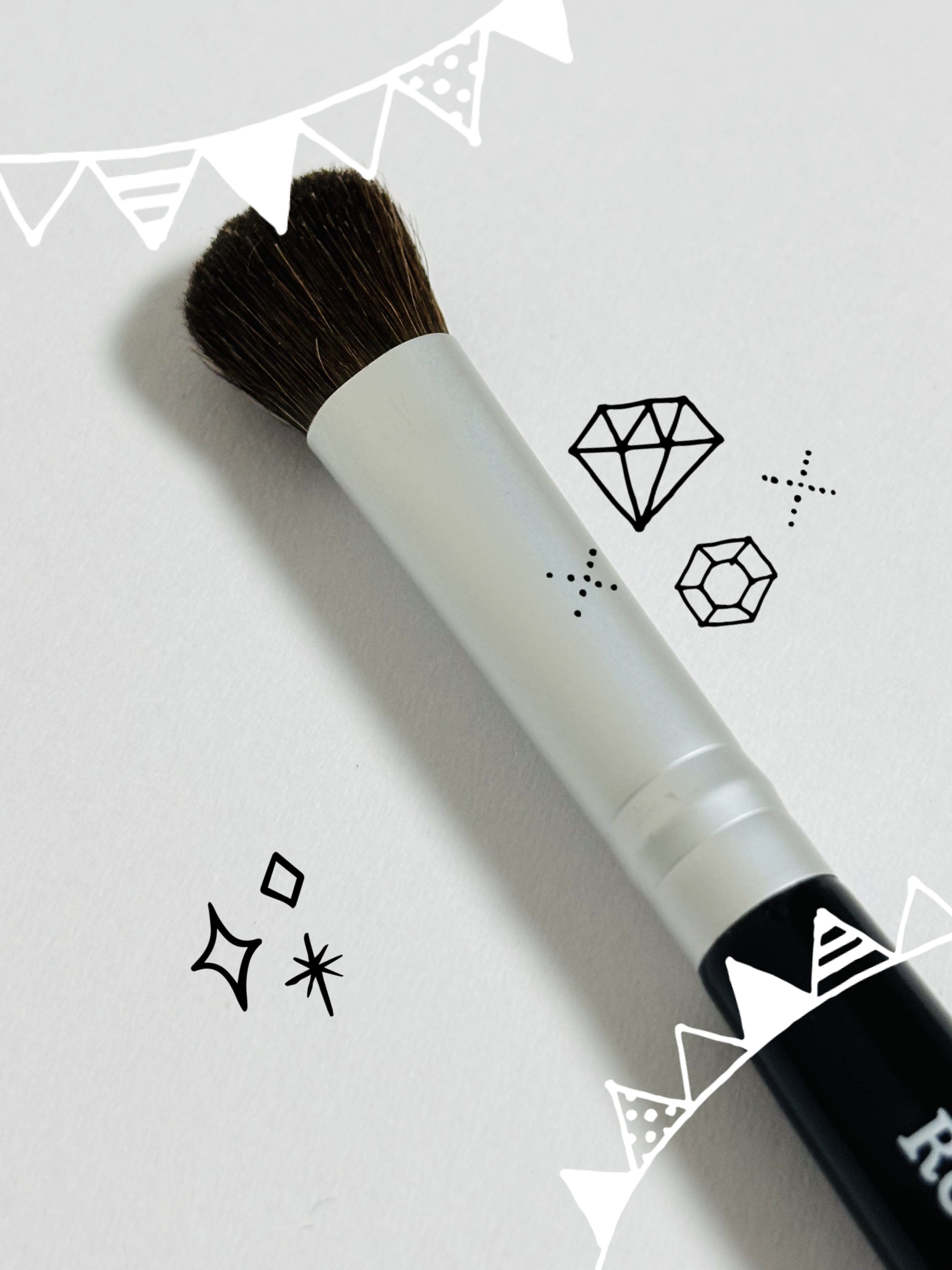 アイシャドウブラシセット/ロージーローザ/メイクブラシを使ったクチコミ（2枚目）