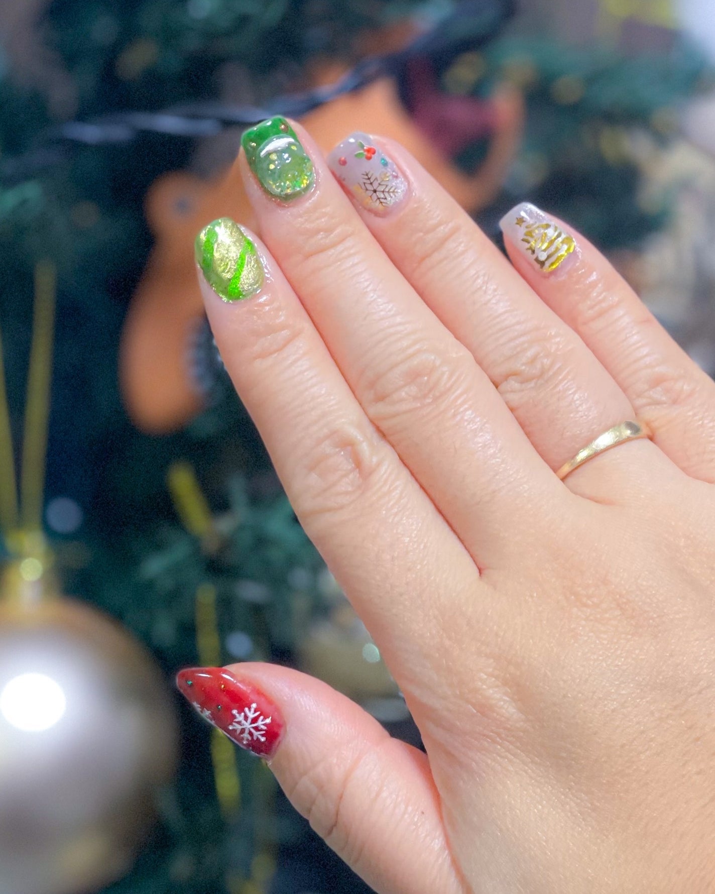 ネイルシール/SHEIN/ネイルシールを使ったクチコミ(6枚目)