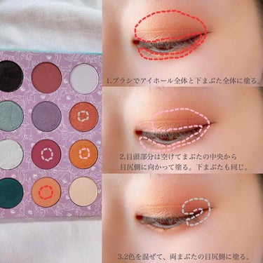 My Little Pony eyeshadow palette/ColourPop/アイシャドウパレットを使ったクチコミ（3枚目）