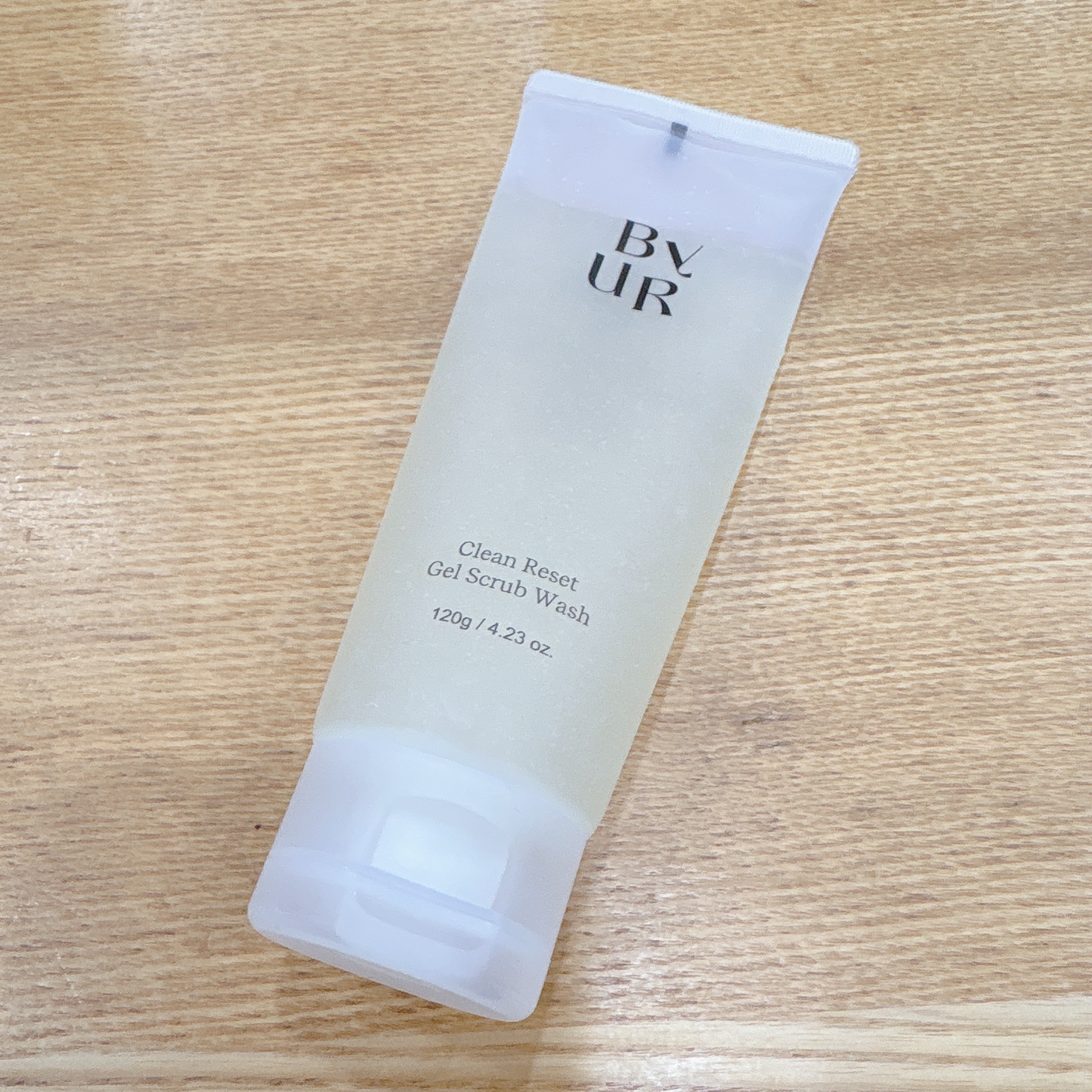 クリーンリセット ジェルスクラブウォッシュ/ByUR/その他洗顔料を使ったクチコミ（2枚目）