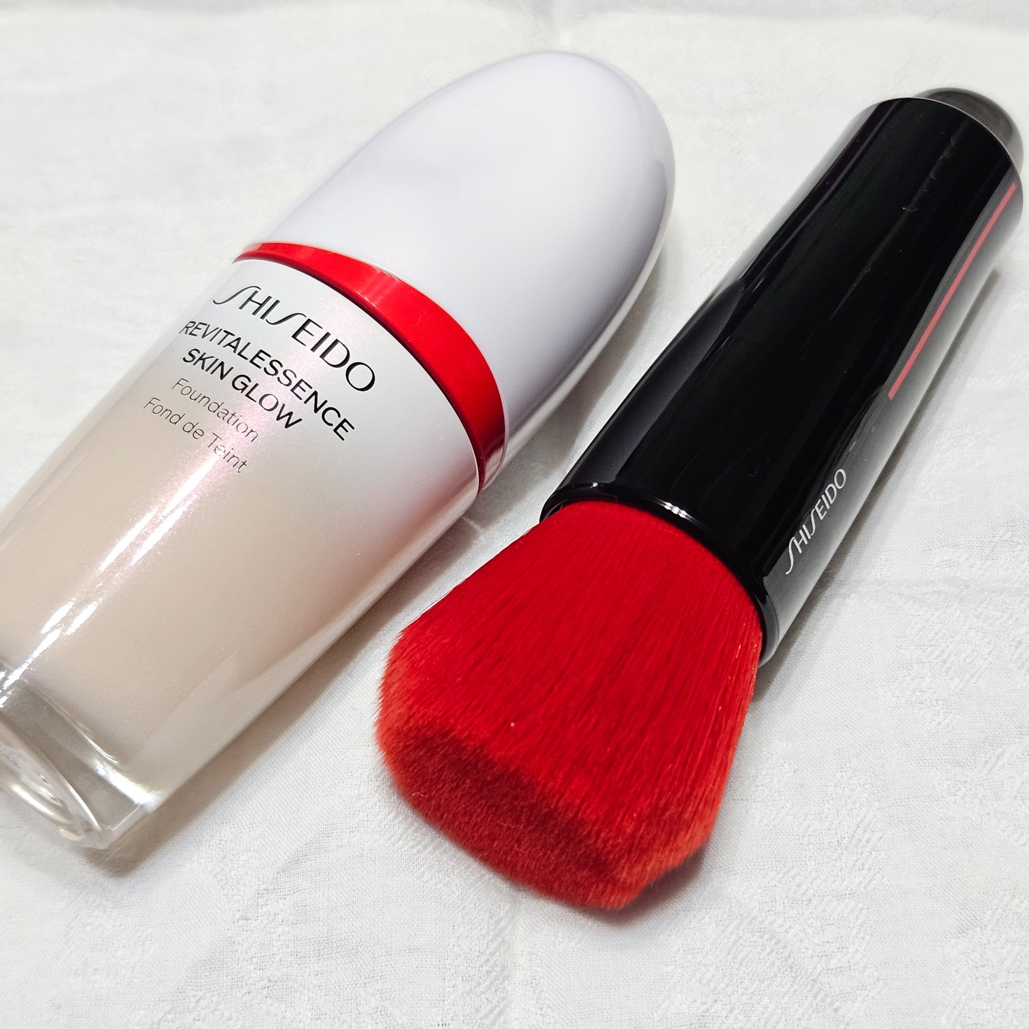 DAIYA FUDE フェイス デュオ/SHISEIDO/メイクブラシを使ったクチコミ（2枚目）