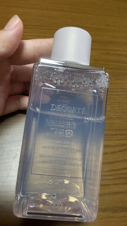 イドラクラリティ 薬用 トリートメント エッセンス ウォーター/DECORTÉ/化粧水を使ったクチコミ(3枚目)