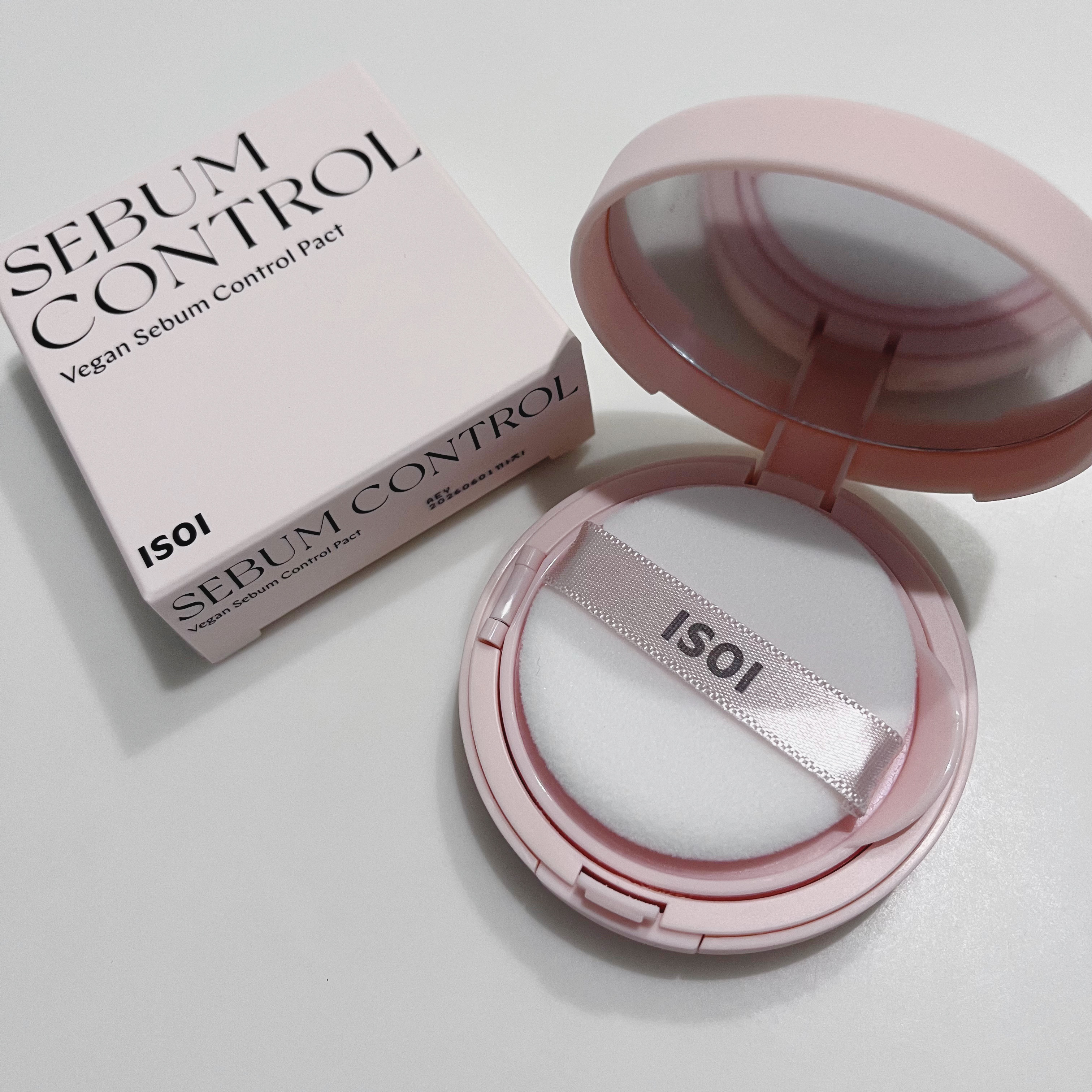 ヴィーガンセバムコントロールパクト/ISOI/プレストパウダーを使ったクチコミ（3枚目）