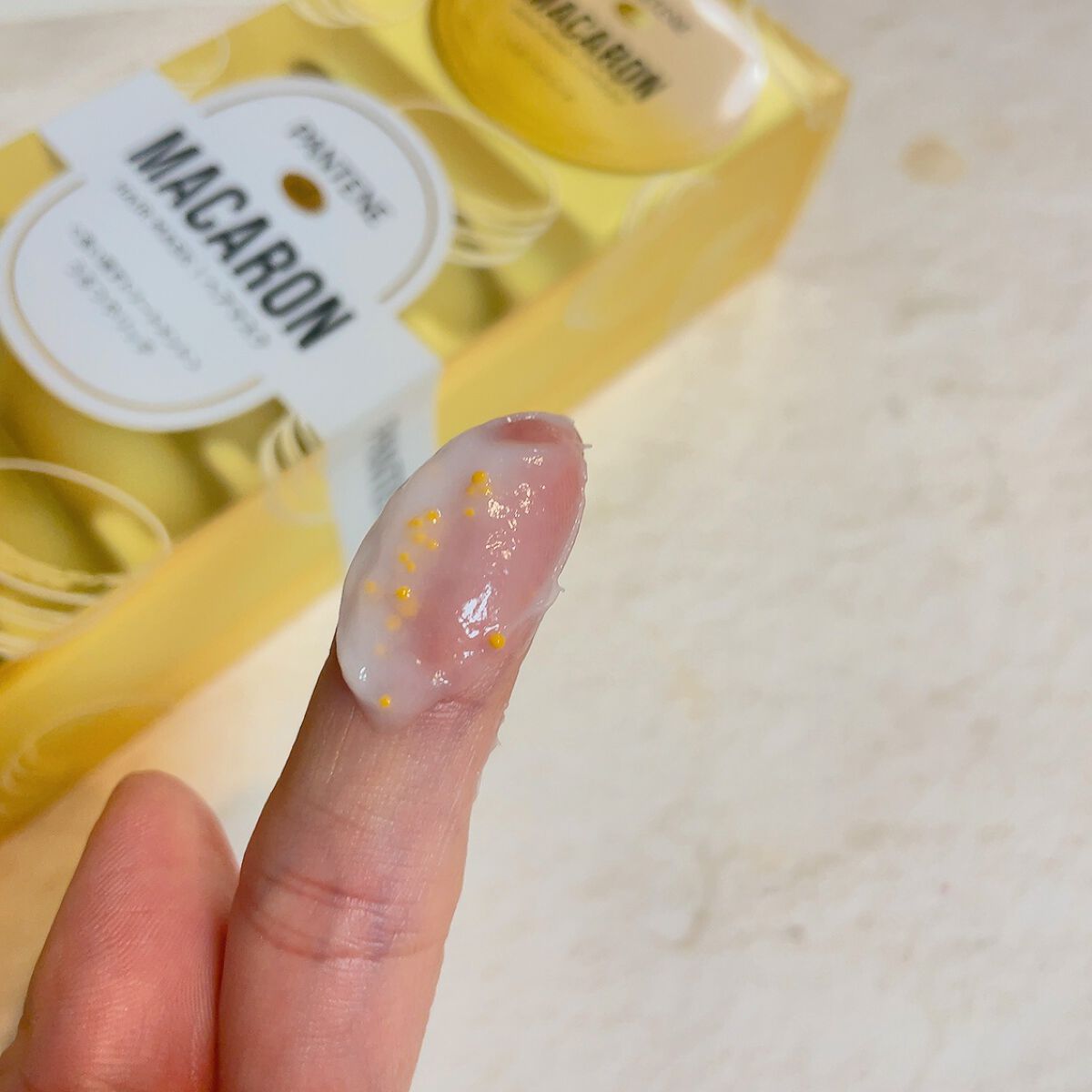 パンテーンマカロン ヘアマスク うるつやリッチ/パンテーン/ヘアマスク・ヘアパックを使ったクチコミ(3枚目)