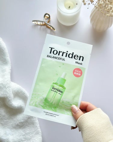 Torriden バランスフル シカマスクのクチコミ「敏感混合肌のための
水分シカ密着ケア💚

韓国スキンケアブランド
Trriden ( @tor.....」（2枚目）