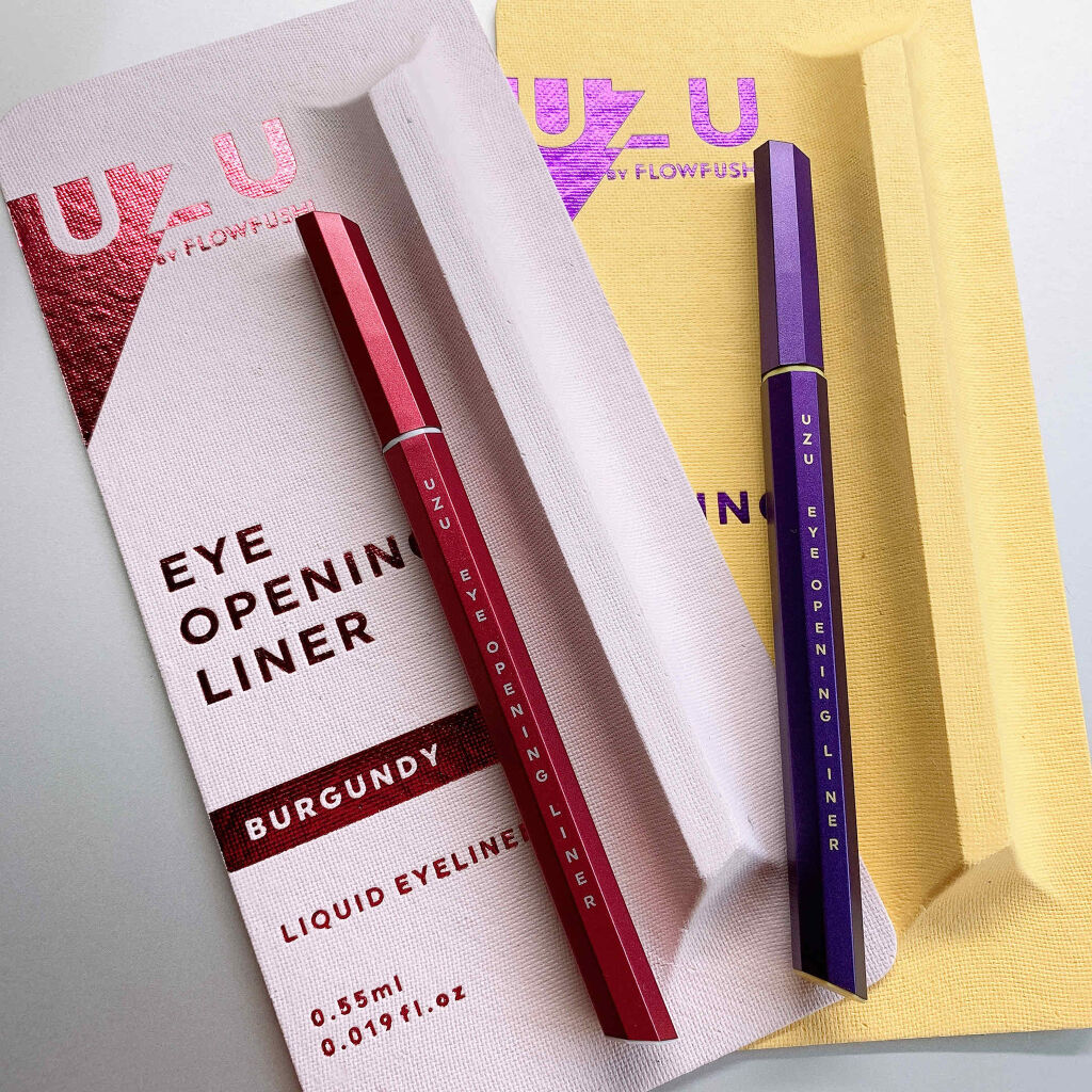 EYE OPENING LINER/UZU BY FLOWFUSHI/リキッドアイライナーを使ったクチコミ（1枚目）