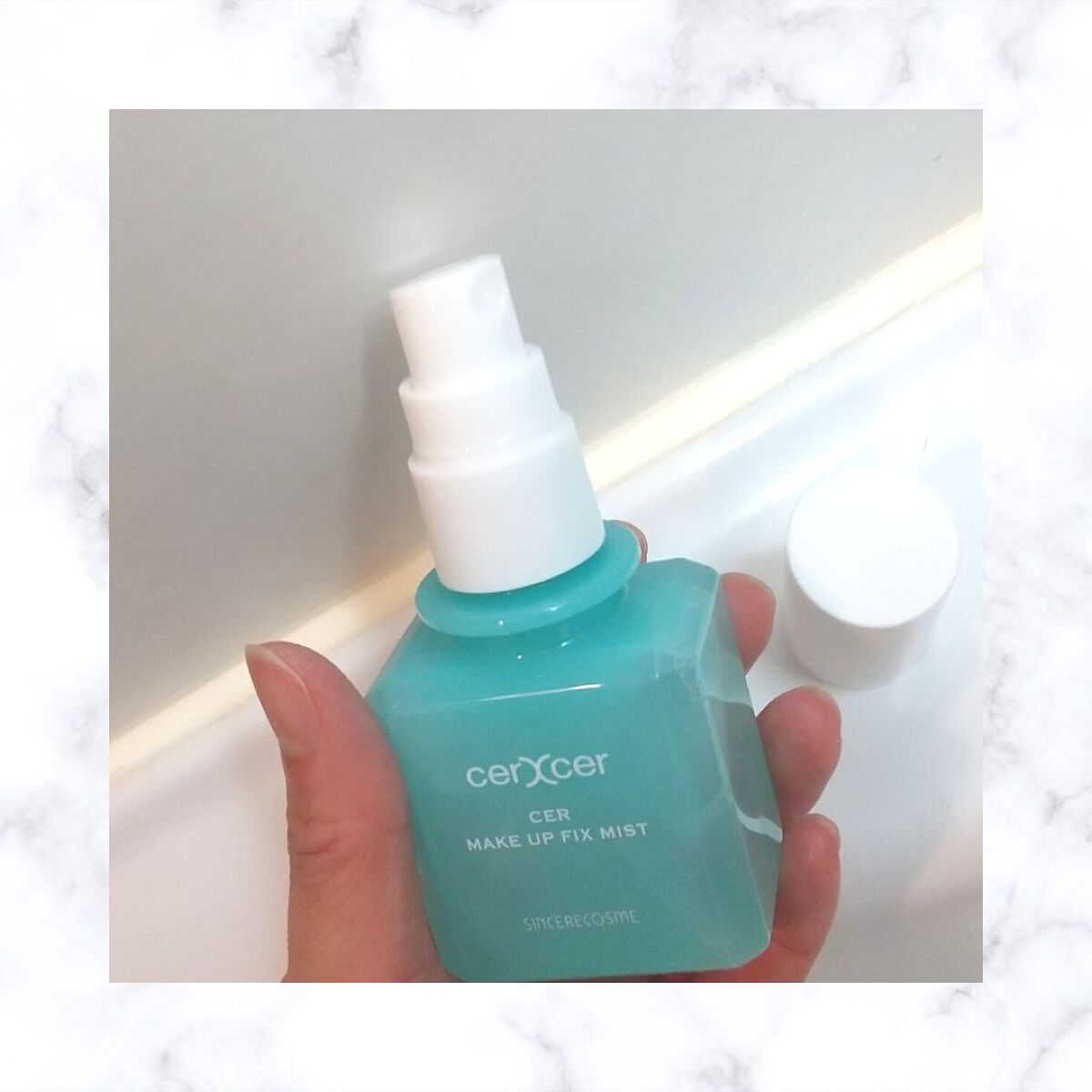 メイクアップフィックスミスト/cerXcer/フィックスミストを使ったクチコミ（3枚目）