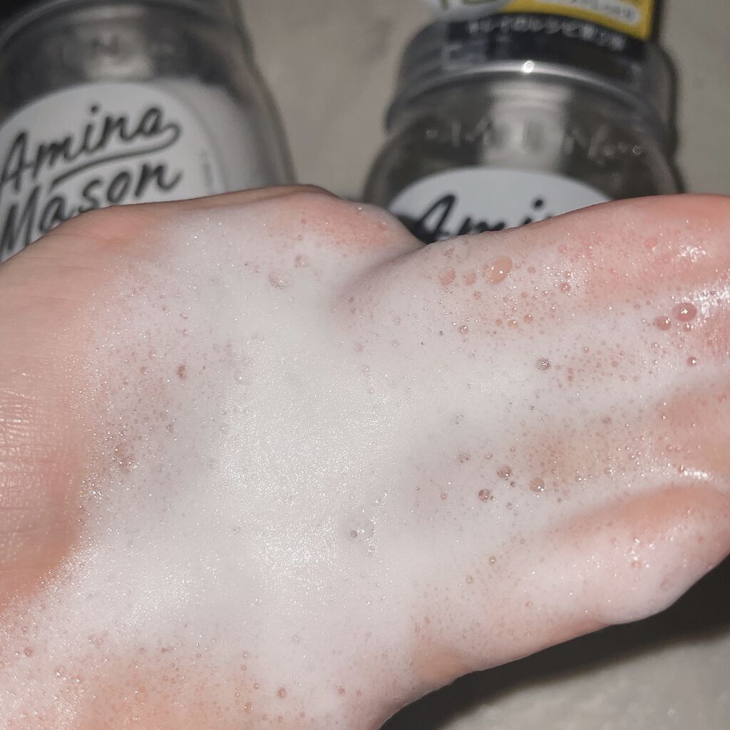 アミノメイソン ディープモイスト ホイップクリーム シャンプー/ミルククリーム ヘアトリートメント/アミノメイソン/市販シャンプーを使ったクチコミ（2枚目）