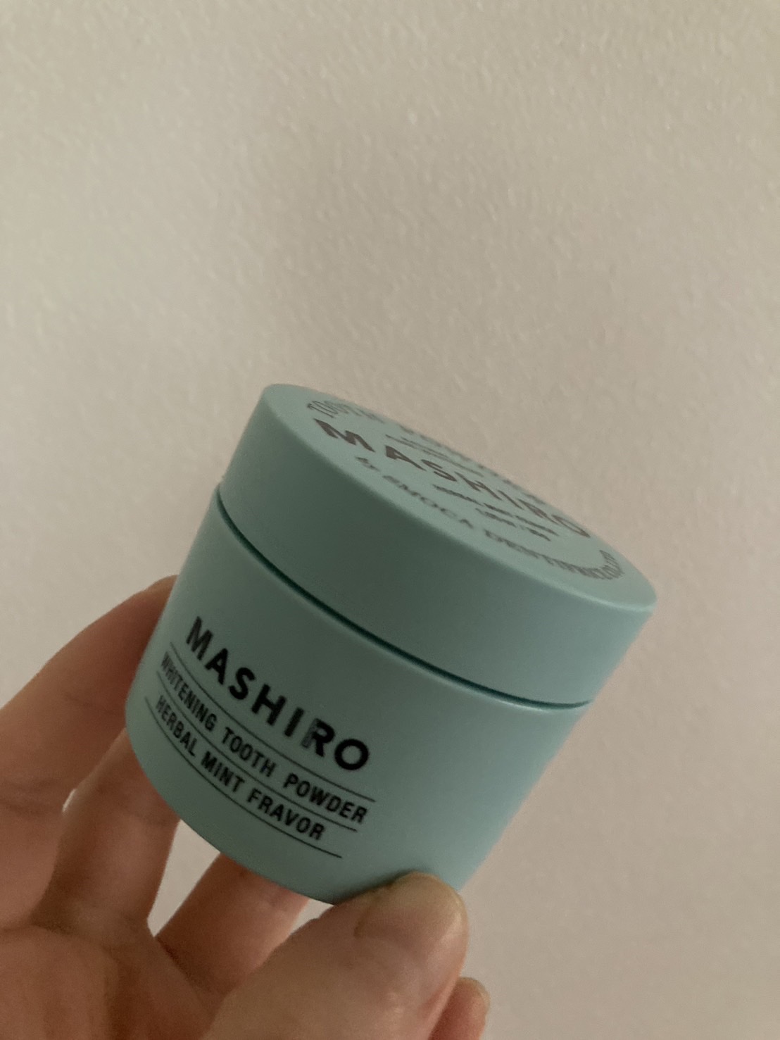 MASHIRO 薬用ホワイトニングパウダー ハーブミント/MASHIRO/歯磨き粉を使ったクチコミ（2枚目）