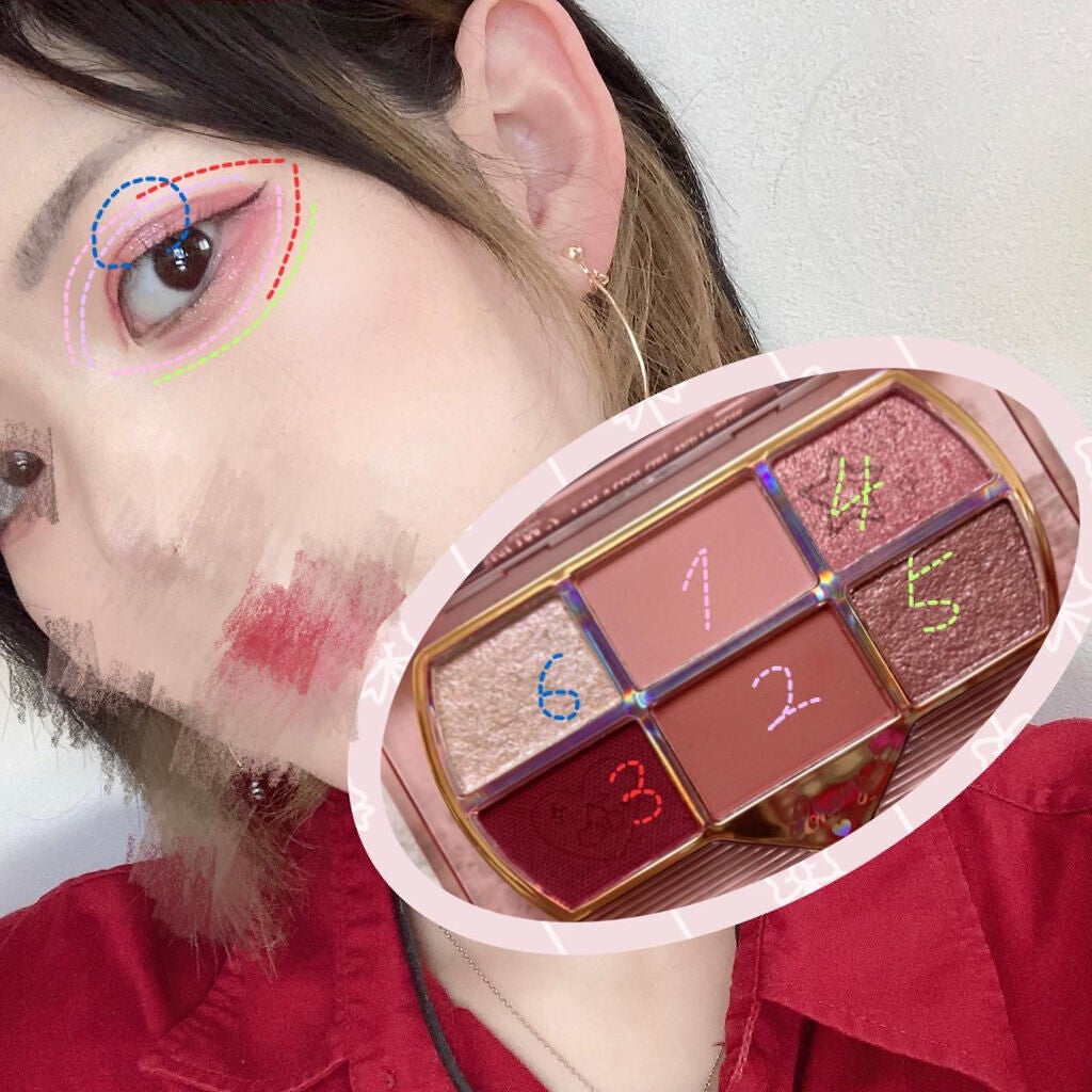 レトロマグネティック アイシャドウパレット/FlowerKnows/アイシャドウパレットを使ったクチコミ(6枚目)