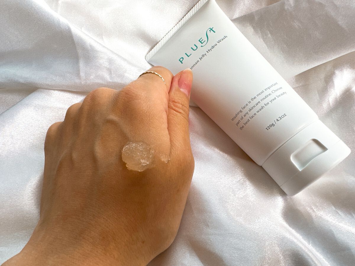 マンナンジェリーハイドロウォッシュ/PLUEST/洗顔料を使ったクチコミ（2枚目）