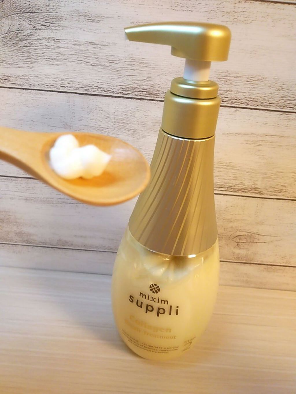 ビタミン リペアシャンプー／コラーゲン リペアヘアトリートメント/mixim suppli/市販シャンプーを使ったクチコミ（3枚目）