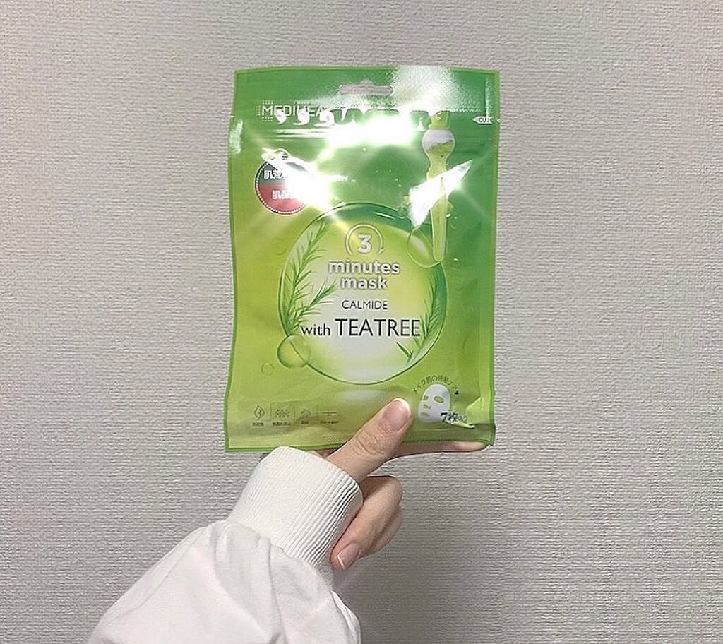 3ミニッツマスク:カーマイド with ティーツリー/MEDIHEAL/シートマスク・パックを使ったクチコミ(1枚目)