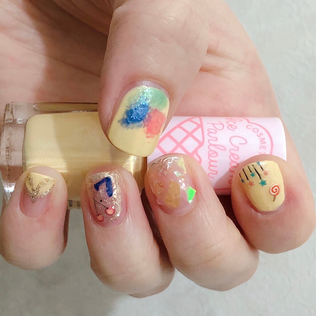 ピールオフマニキュア/キャンドゥ/マニキュアを使ったクチコミ(2枚目)