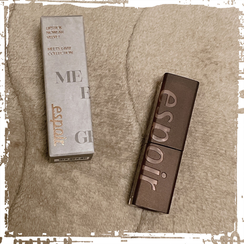 リップスティックノーウェアベルベットミッツグレー/espoir/口紅を使ったクチコミ（1枚目）