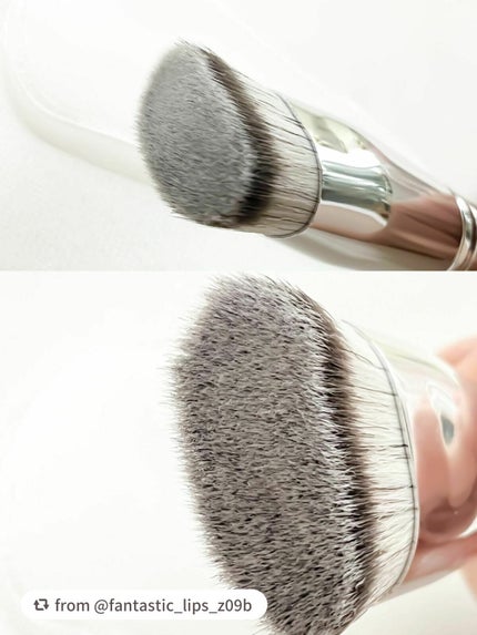 マルチファンデブラシ /ロージーローザ/メイクブラシを使ったクチコミ(4枚目)
