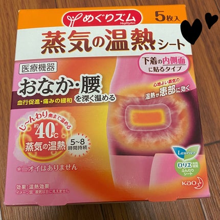 蒸気の温熱シート 下着の内側面に貼るタイプ/めぐりズム/その他を使ったクチコミ(1枚目)