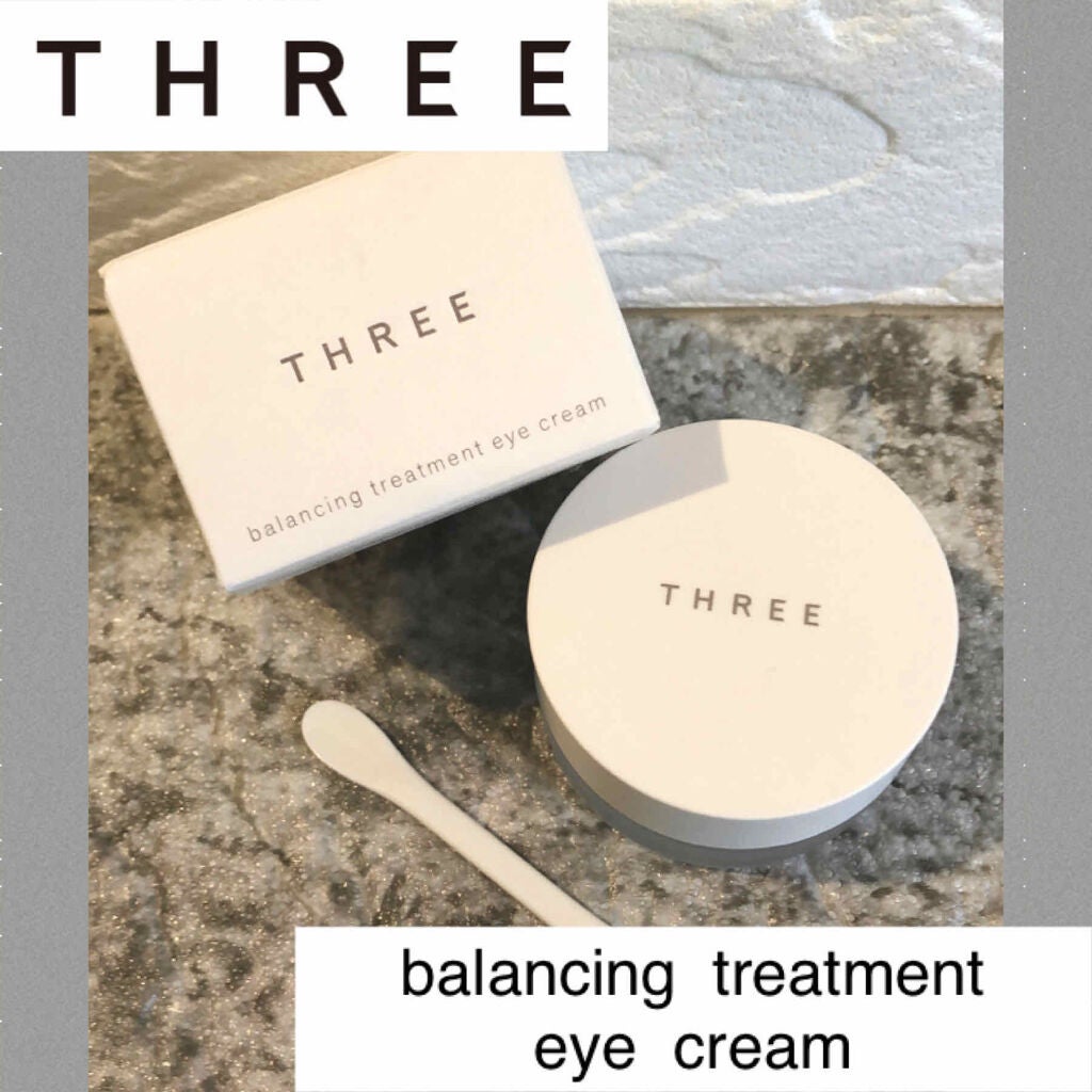 バランシング トリートメント アイクリーム/THREE/アイケア・アイクリームを使ったクチコミ(1枚目)