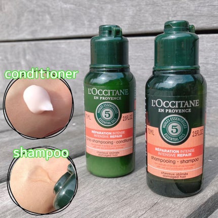 ファイブハーブスリペアリングシャンプー/コンディショナー/L'OCCITANE/シャンプー・コンディショナーを使ったクチコミ(1枚目)