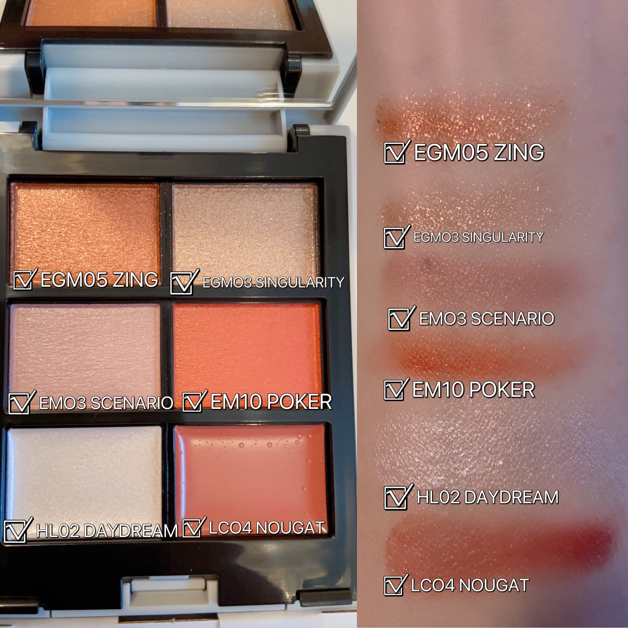 MY MIXED PALETTE 6色カスタムパレット/MN/マルチパレットを使ったクチコミ（3枚目）