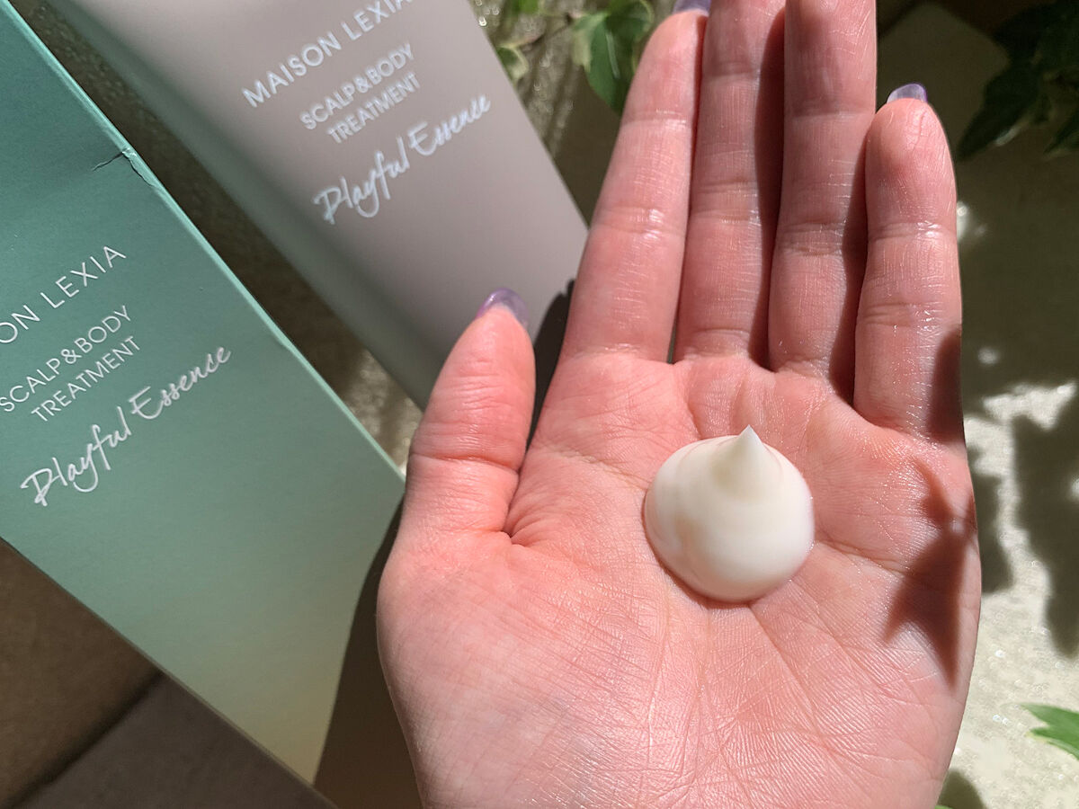 スカルプ＆ボディトリートメント プレイフルエッセンス/MAISON LEXIA/頭皮トリートメントを使ったクチコミ（3枚目）