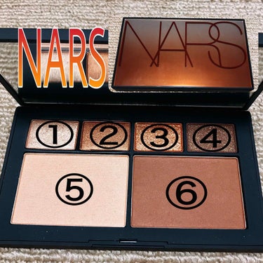 アトミックブロンド アイ&チークパレット/NARS/パウダーアイシャドウを使ったクチコミ（1枚目）