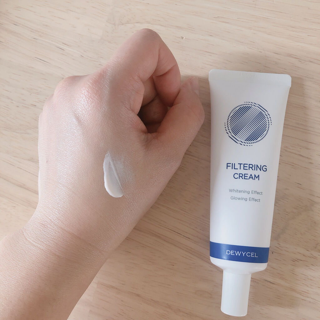 フィルタリングクリーム/DEWYCEL/日焼け止めクリームを使ったクチコミ（3枚目）