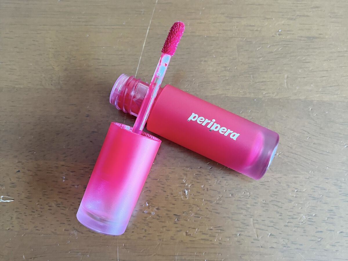 インク ムード ドロップ ティント/PERIPERA/リップグロスを使ったクチコミ（3枚目）