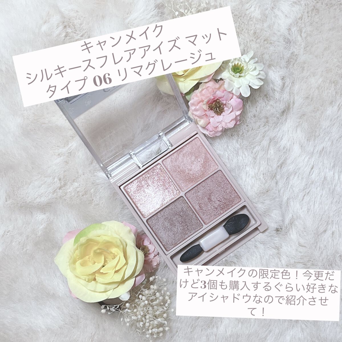 シルキースフレアイズ（マットタイプ）/キャンメイク/アイシャドウパレットを使ったクチコミ（1枚目）