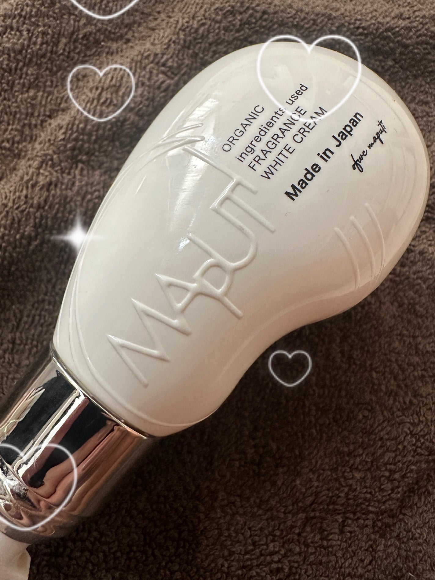 オーガニックフレグランスホワイトクリーム/MAPUTI/デリケートゾーンケアを使ったクチコミ(1枚目)