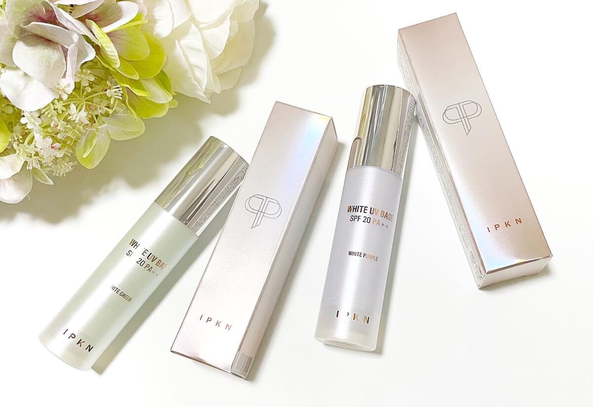 ホワイト ユーブイベース #2.WHITE PURPLE/IPKN/化粧下地を使ったクチコミ（1枚目）
