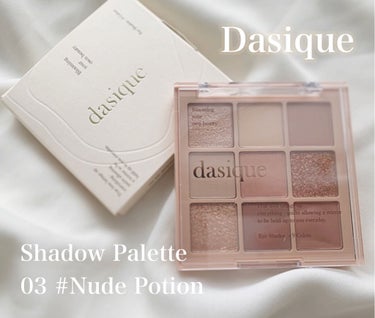 【Dasique シャドウパレット #03 NudePotion】

話題の韓国コスメ、Dasiqueのアイシャドウパレットの紹介です。

ご覧いただきありがとうございます。

こちらの商品は dasi
