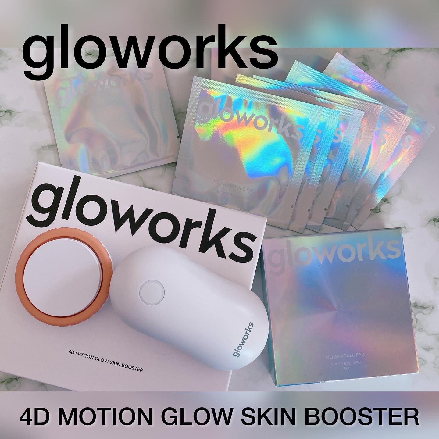  4Dモーションスキンブースタ/gloworks/美顔器・マッサージを使ったクチコミ（1枚目）