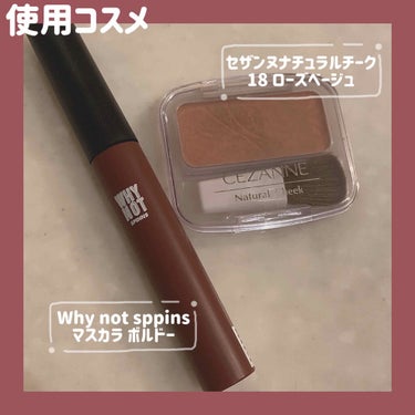 WHY NOT SPINNS マスカラ ボルドー/DAISO/マスカラの画像