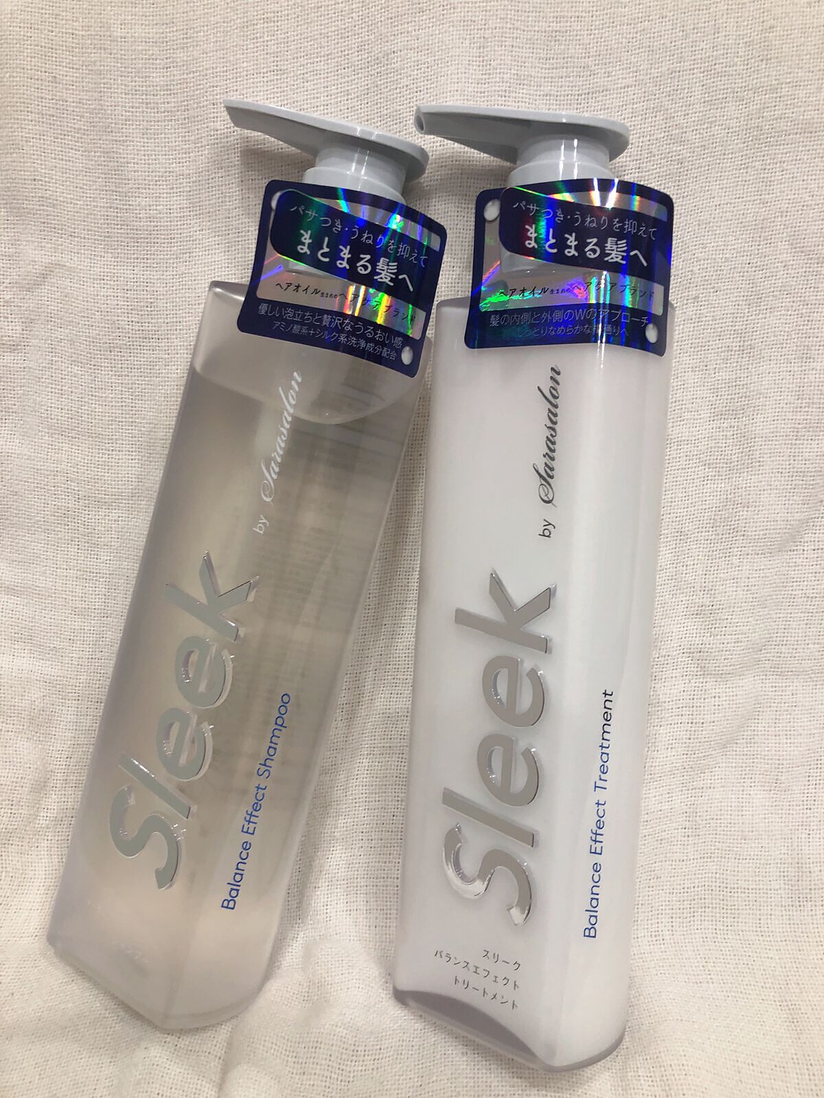 バランスエフェクトシャンプー／トリートメント/スリーク by サラサロン/市販シャンプーを使ったクチコミ（1枚目）