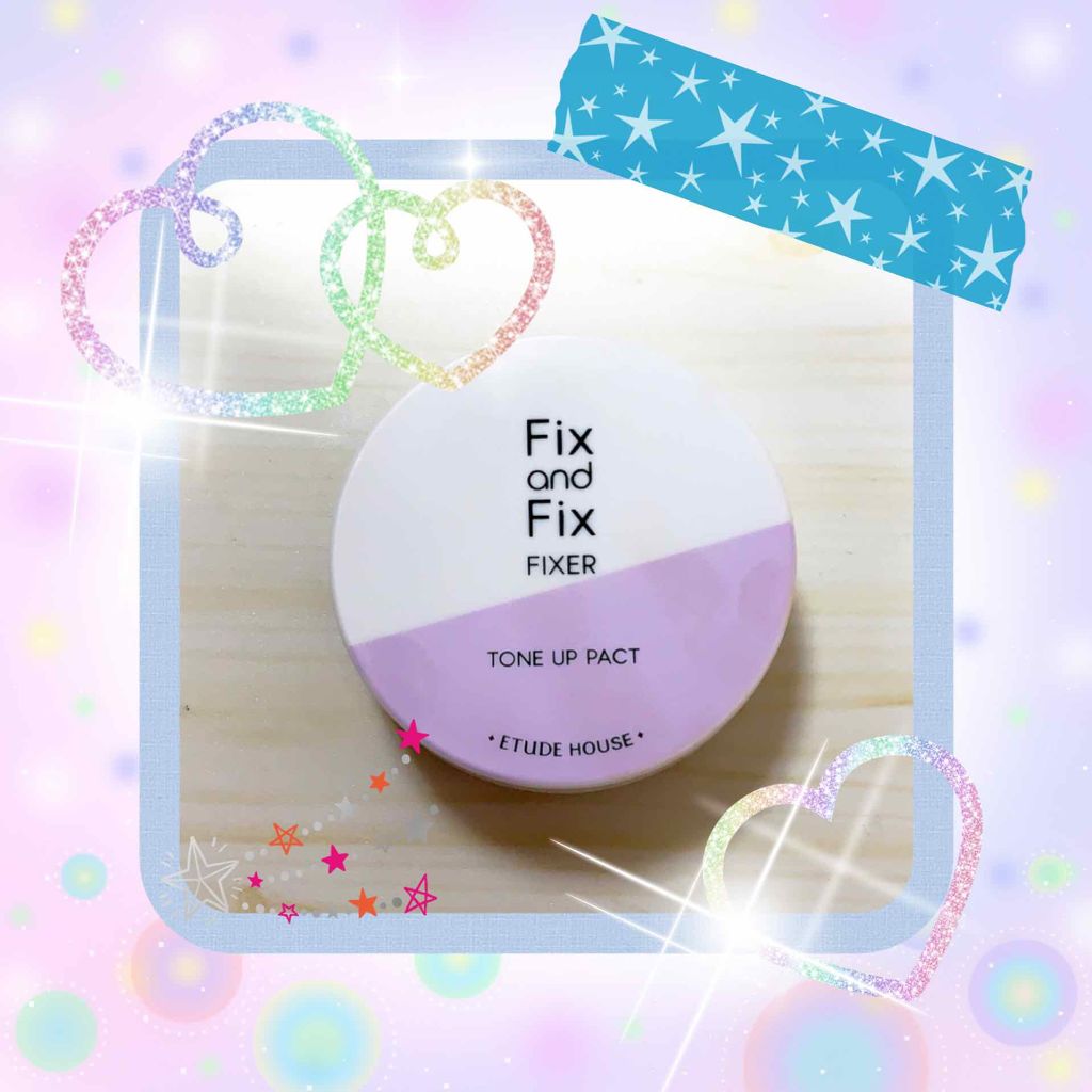 フィックス＆フィックス パウダーフィクサー/ETUDE/ルースパウダーを使ったクチコミ（2枚目）