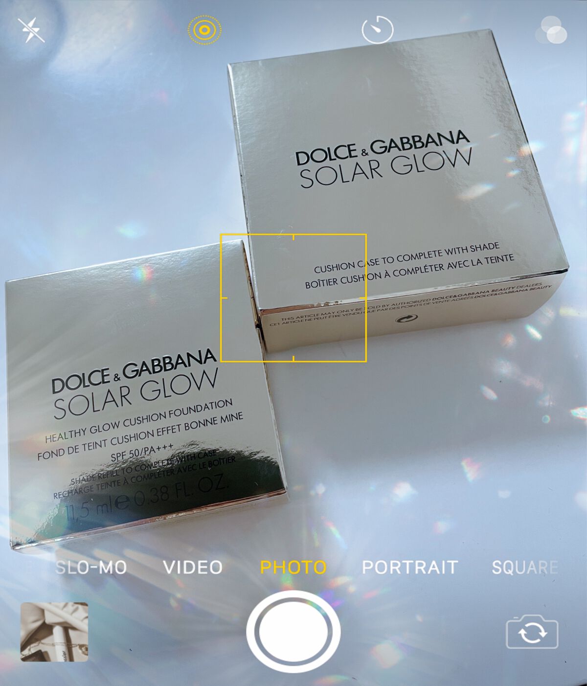 ソーラーグロウ ヘルシーグロウ クッションファンデーション/DOLCE&GABBANA BEAUTY/クッションファンデーションを使ったクチコミ（2枚目）