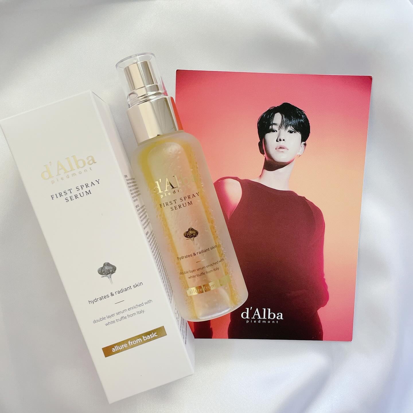 ダルバ ホワイトトリュフファーストスプレーセラム/ダルバ/ミスト状化粧水を使ったクチコミ（1枚目）