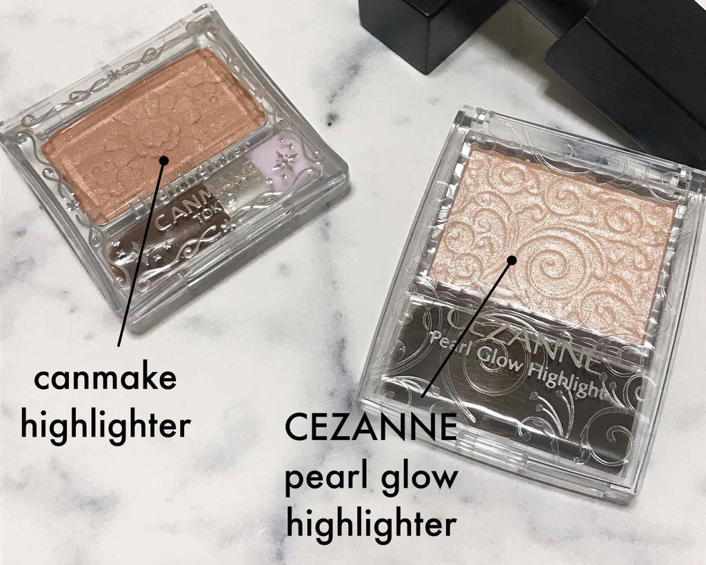 ハイライター/キャンメイク/パウダーハイライトを使ったクチコミ（1枚目）