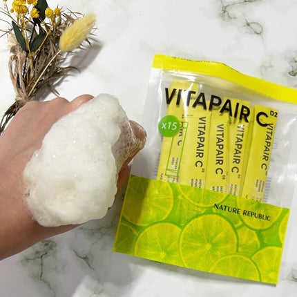 ビタペアC酵素洗顔パウダー/ネイチャーリパブリック/洗顔パウダーを使ったクチコミ(4枚目)