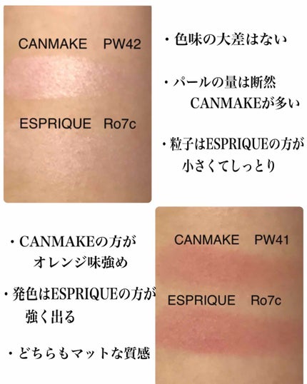 ピュアリーベール チーク/ESPRIQUE/パウダーチークを使ったクチコミ(3枚目)