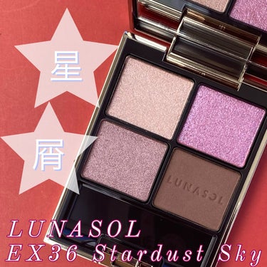 アイカラーレーション EX36 Stardust Sky/LUNASOL/アイシャドウパレットを使ったクチコミ（1枚目）