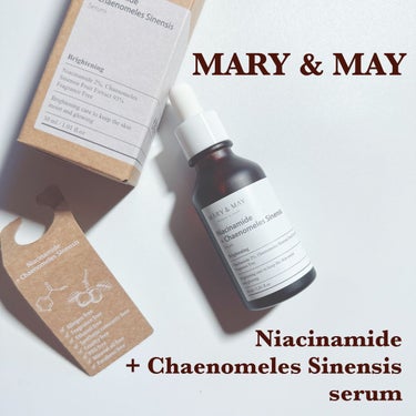 ナイアシンアミド+カリンエキス セラム/MARY&MAY/美容液を使ったクチコミ（1枚目）