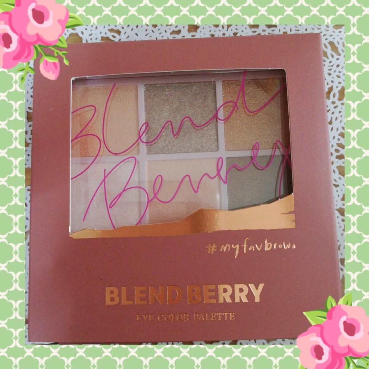 オーラクリエイション/BLEND BERRY/アイシャドウパレットを使ったクチコミ(1枚目)