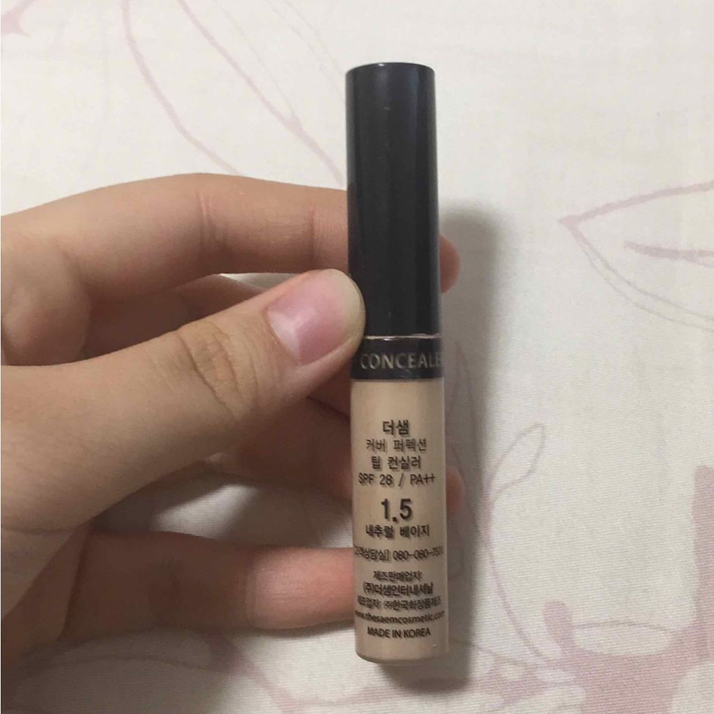カバーパーフェクション チップコンシーラー/the SAEM/リキッドコンシーラーを使ったクチコミ(2枚目)