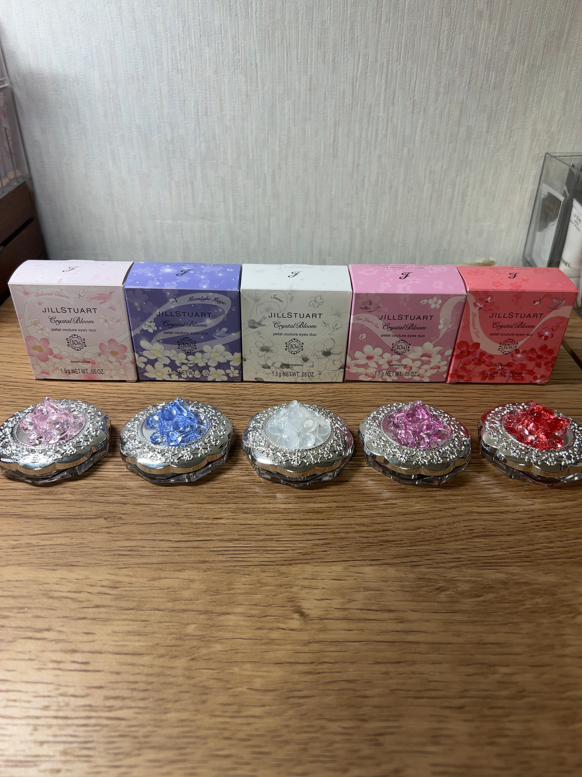 ジルスチュアート クリスタルブルーム ペタルクチュールアイズ デュオ/JILL STUART/アイシャドウパレットを使ったクチコミ（2枚目）