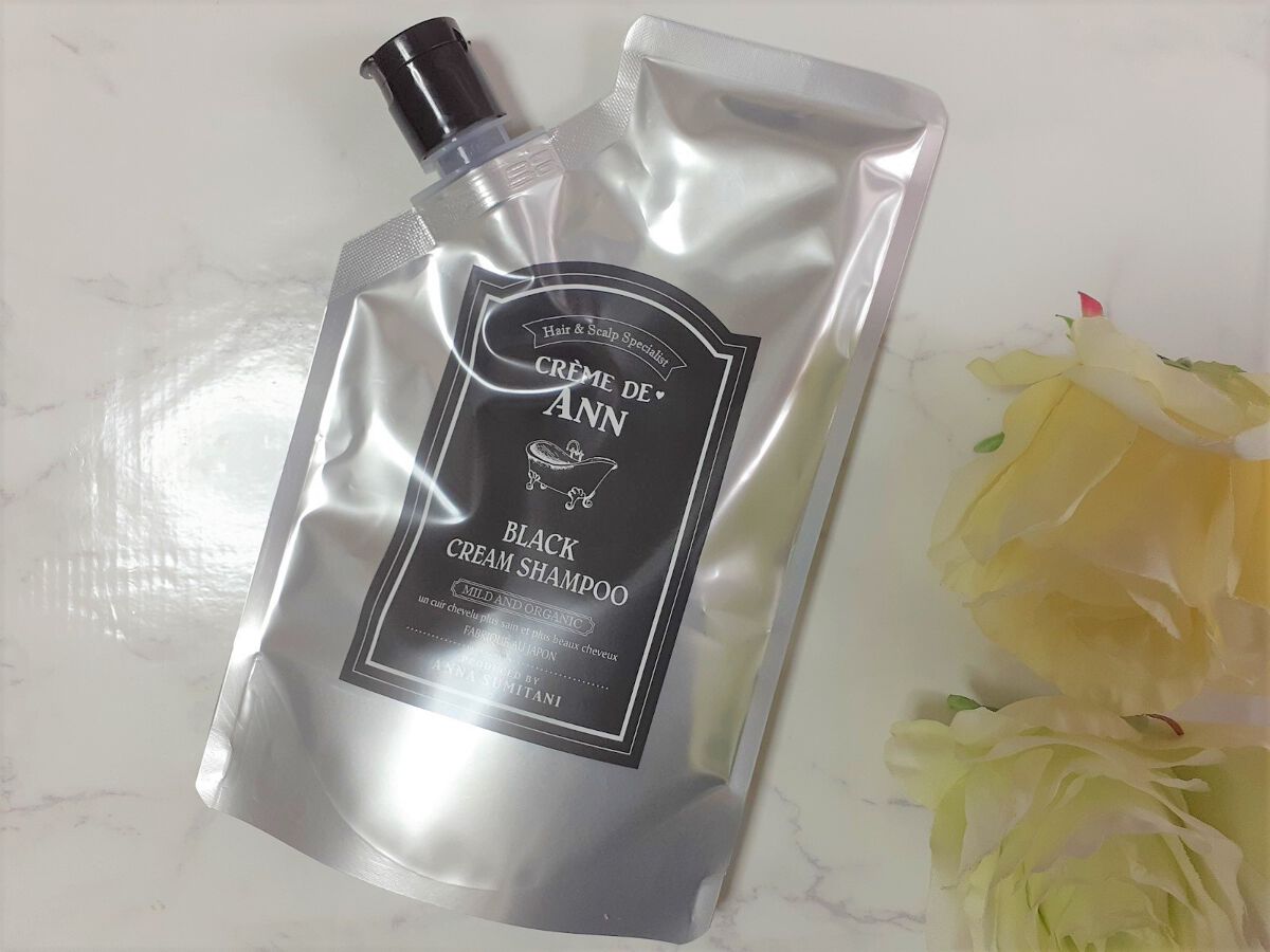 ブラッククリームシャンプー/creme de Ann/市販シャンプーを使ったクチコミ(1枚目)