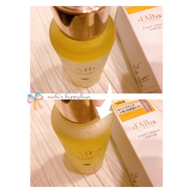 ダルバ ホワイトトリュフファーストスプレーセラム/ダルバ/ミスト状化粧水を使ったクチコミ（2枚目）