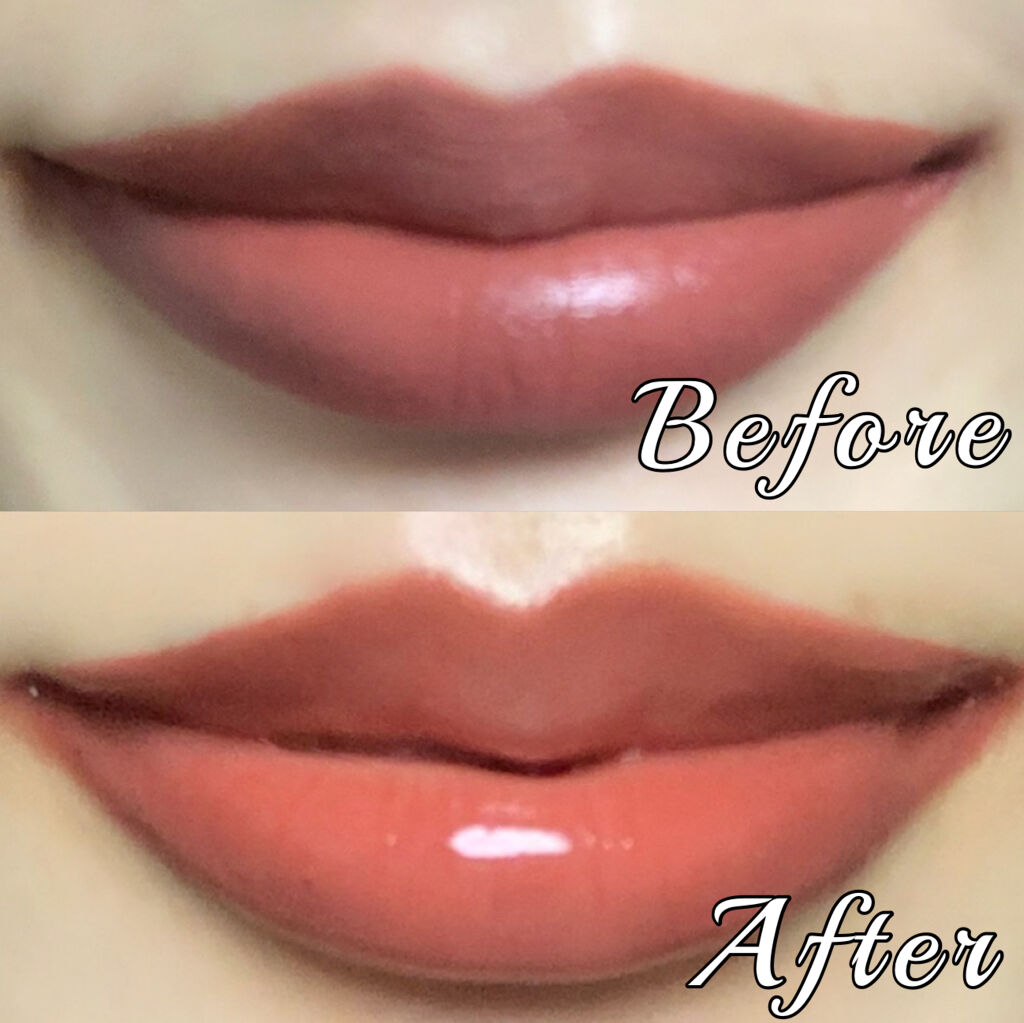 グラスティングウォーターグロス/rom&nd/リップグロスを使ったクチコミ（2枚目）